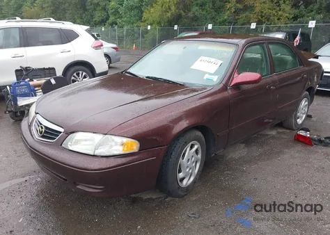 2002 Mazda 626 Lx from USA, damaged, VIN 1YVGF22C025307135